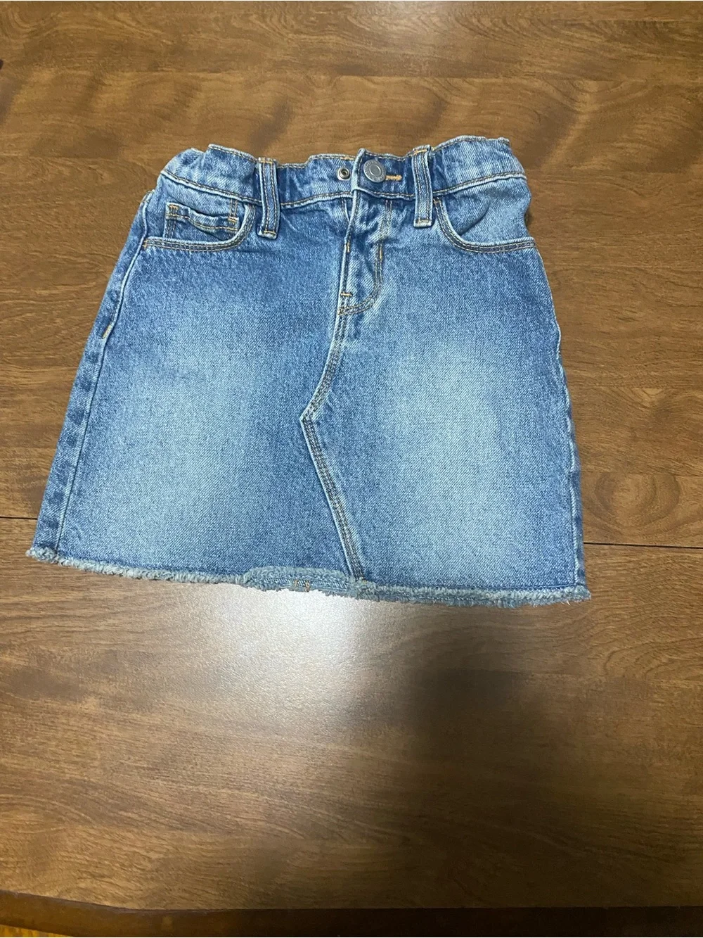 Old Navy Light Blue Adjustable Waist Denim Skirt